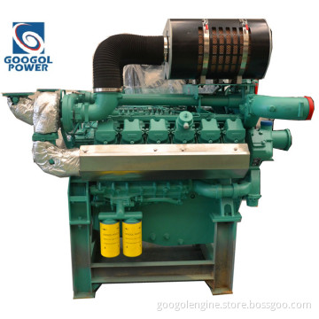 554kW Output Googol Small Cylinders V12 Diesel Engine